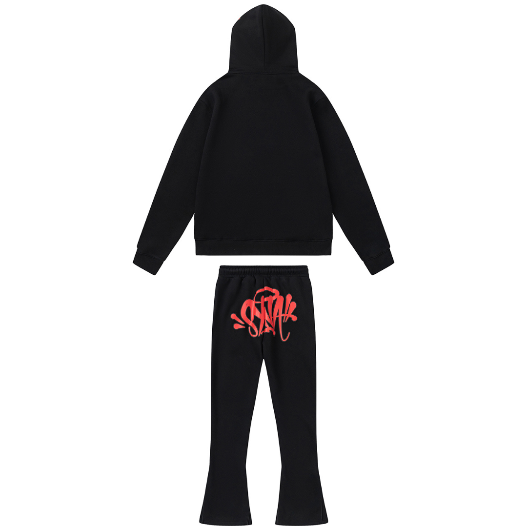 Syna Black Red Tracksuit