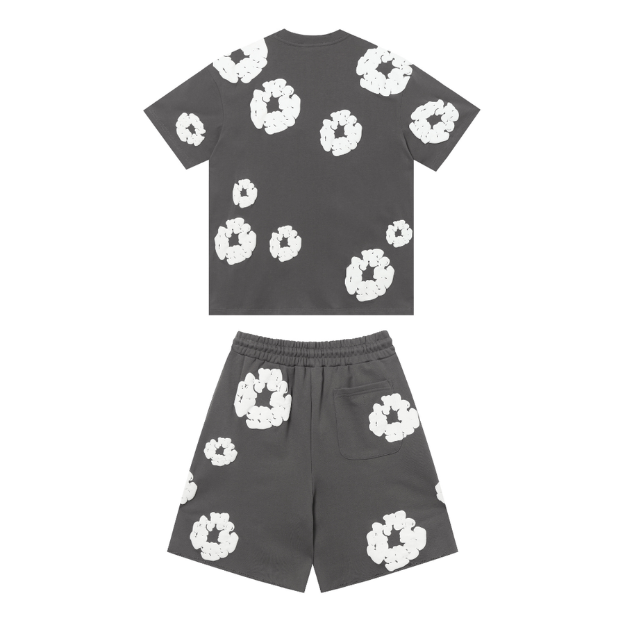 Denim Trs Carbon Short set