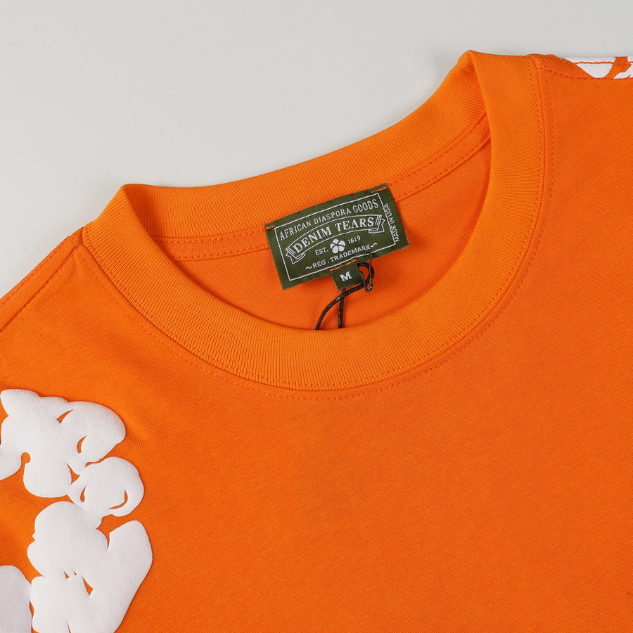 Denim Trs Orange Short set