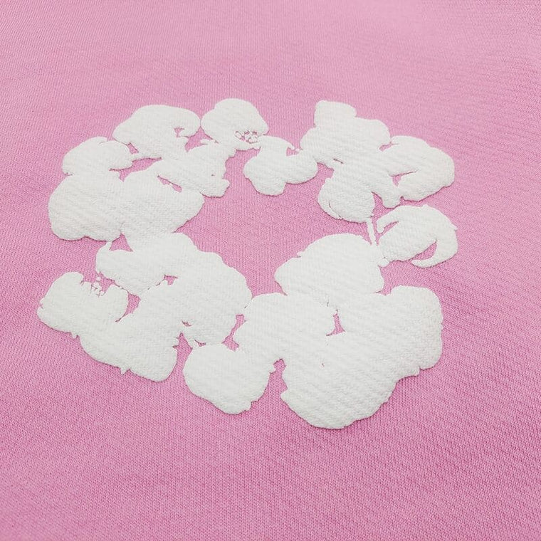 Denim Trs Hoodie Pink