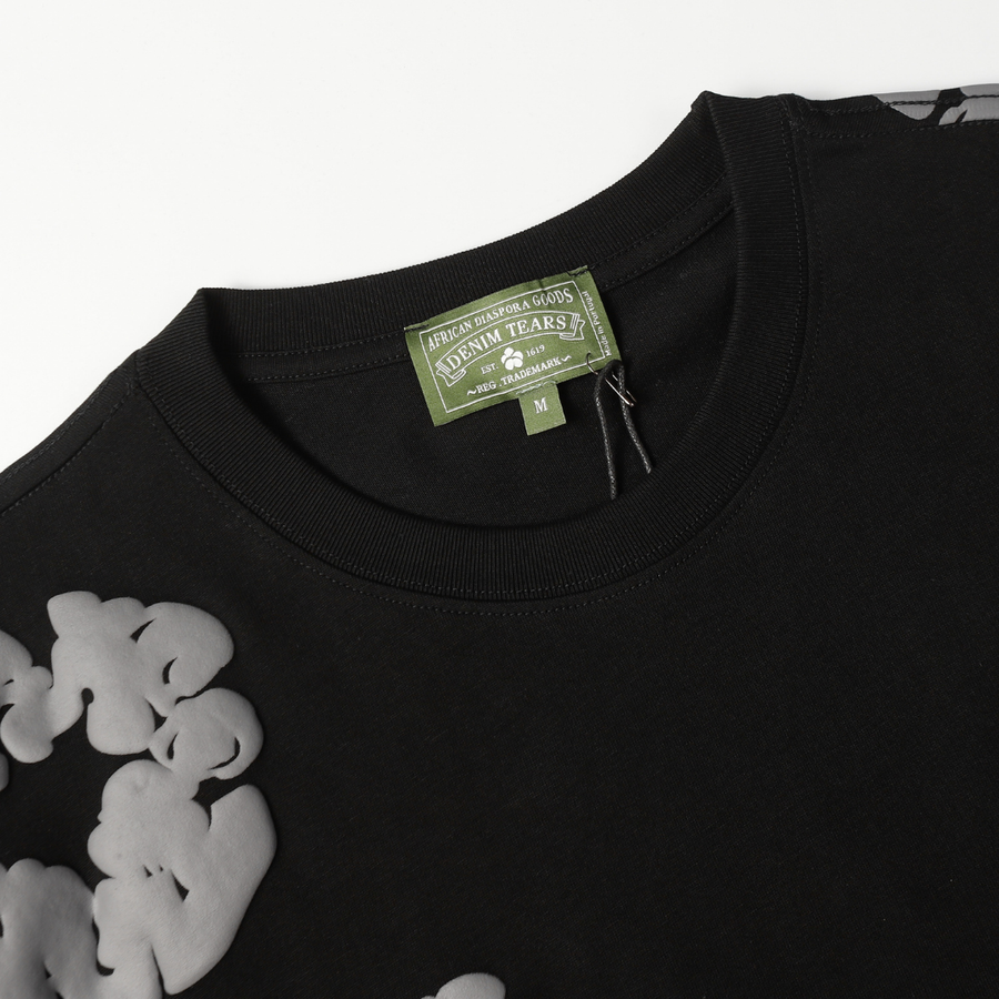 Denim Trs Black Grey Short set