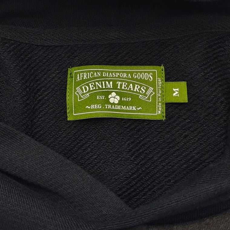 Denim Trs Hoodie Full Black