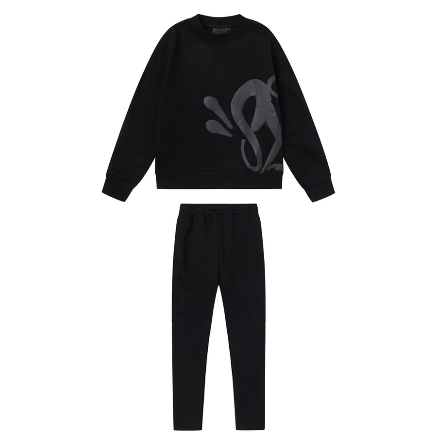 Syna Monogram Black Tracksuit