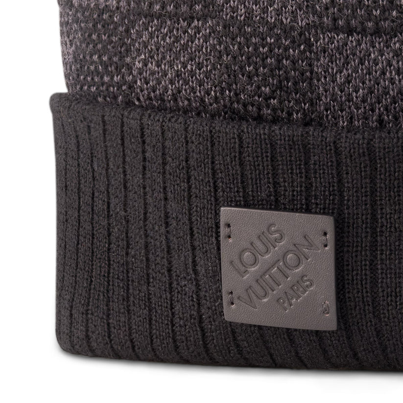 "LV" Beanie Grau