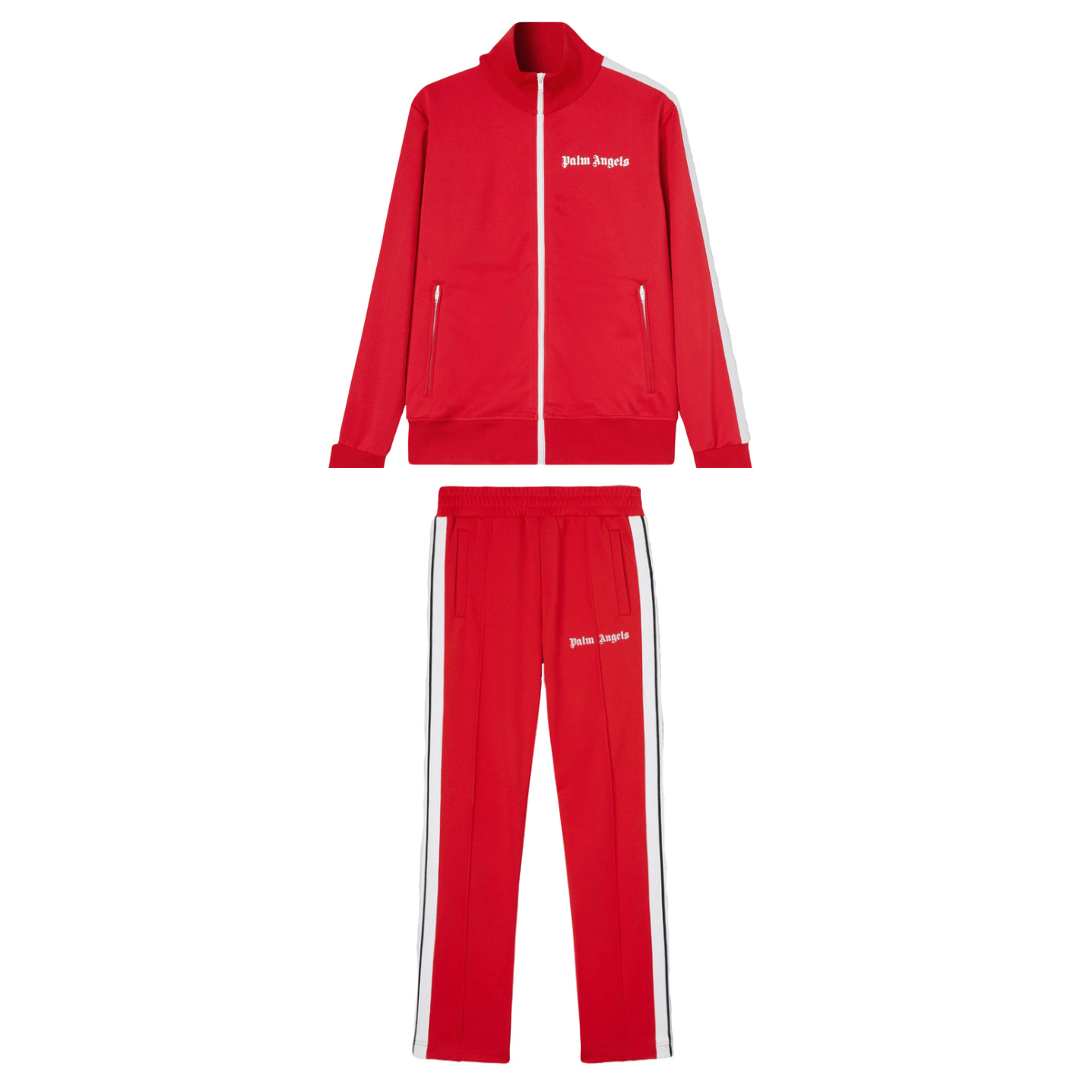 Palm Angels Tracksuit Red