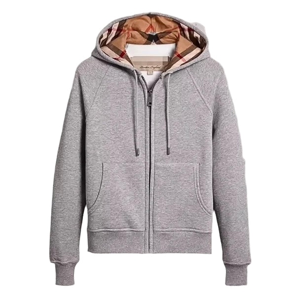 CHEQUERED - ZIP HOODIE