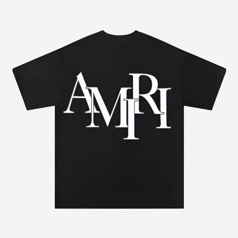 Amiri Logo Black/White T-Shirt - FetchStyles