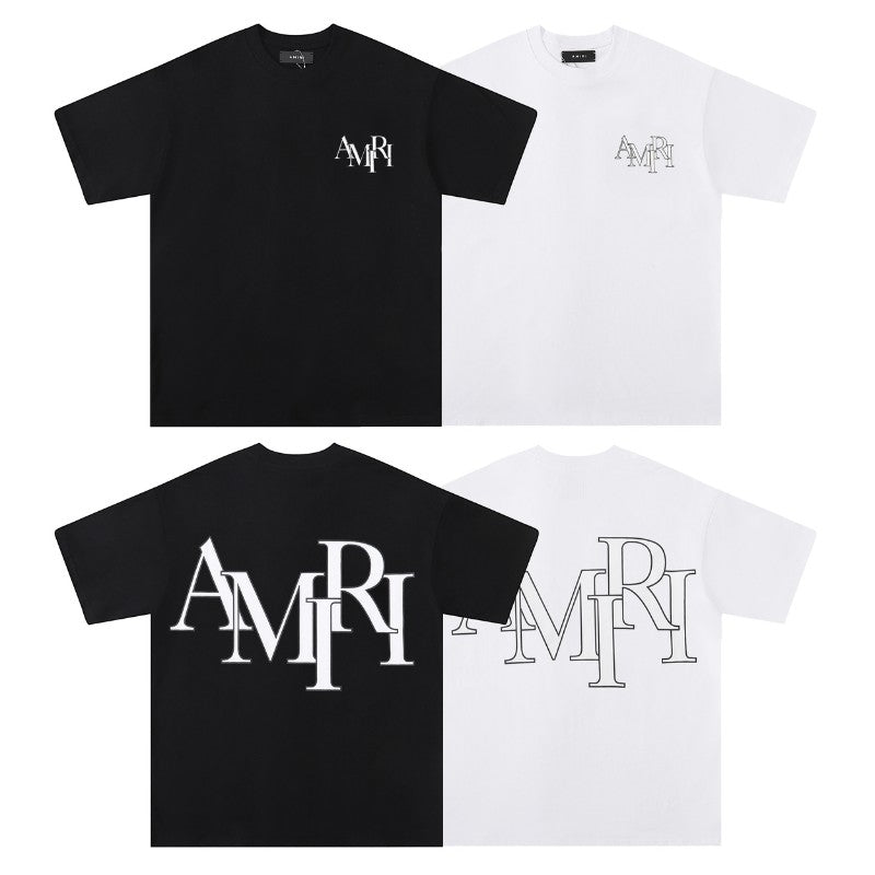 Amiri Logo Black/White T-Shirt - FetchStyles