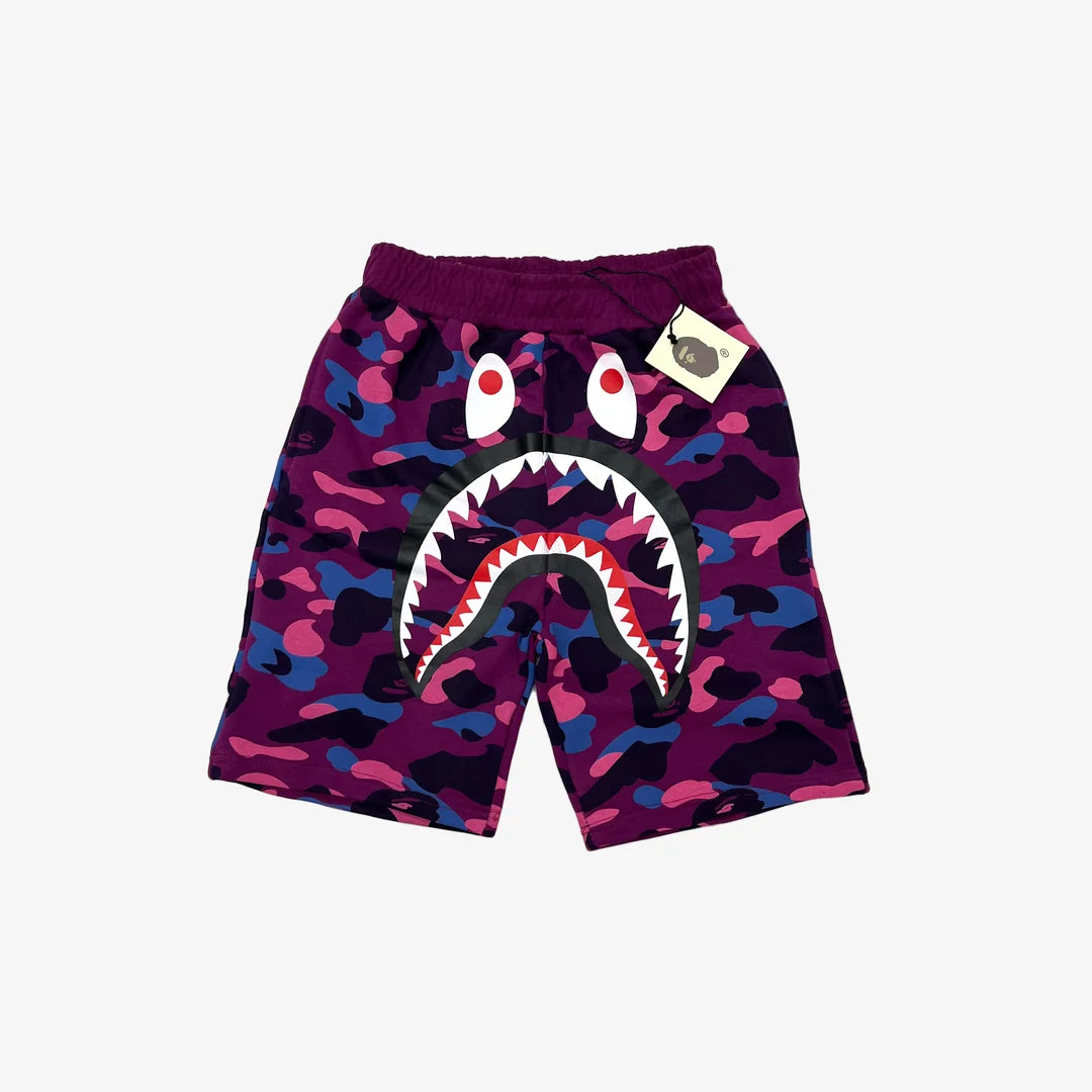 FeralCrest Camo Bite Shorts Amethyst