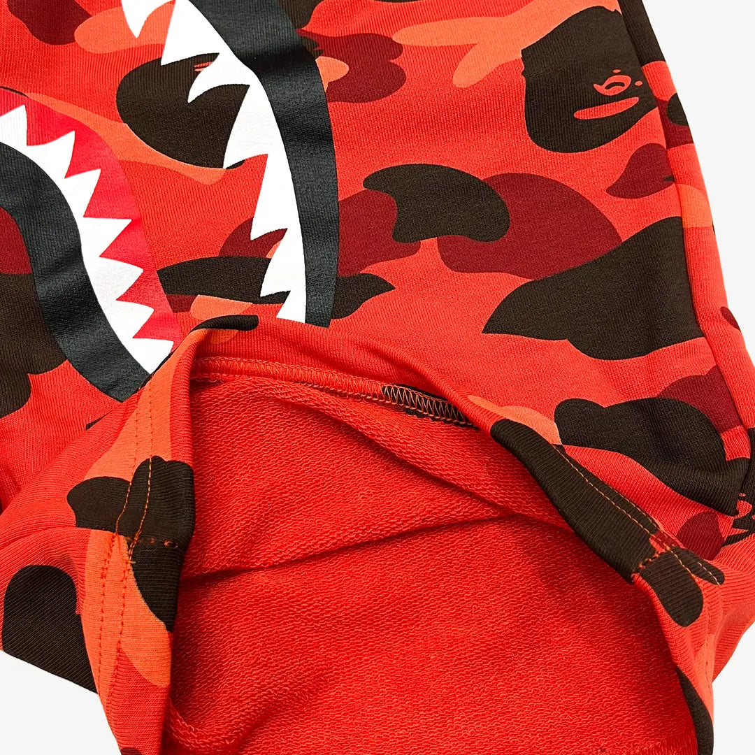 FeralCrest Camo Bite Shorts Red