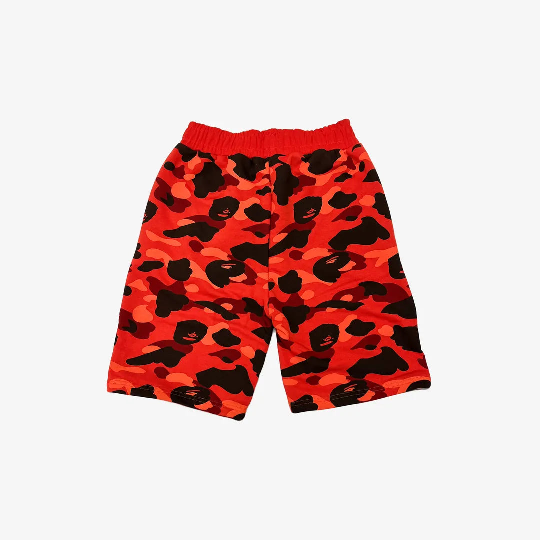 FeralCrest Camo Bite Shorts Red