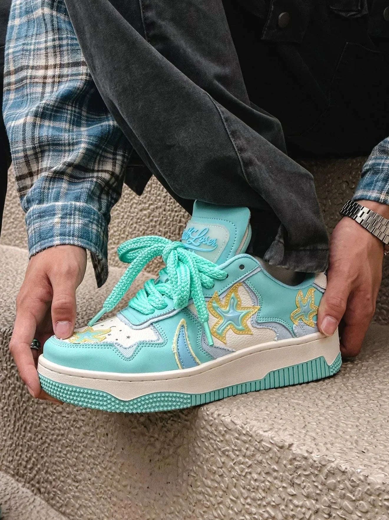 Fetch Running Stars Sneakers - FetchStyles