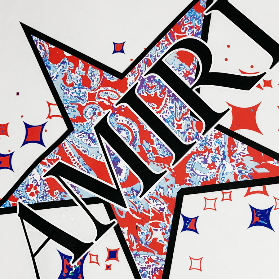 Amr Paisley Star T-shirt