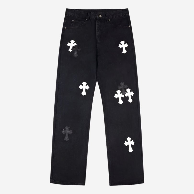Jeans Chrome Hearts - FetchStyles