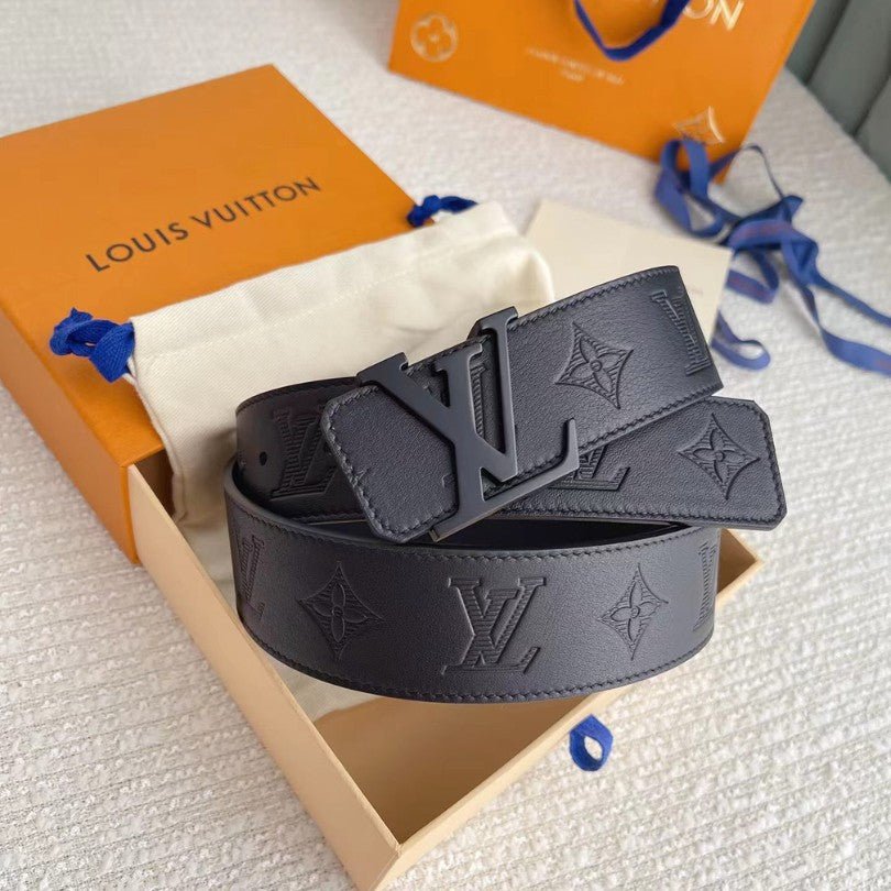 Louis Vuitton LV Monogram Belt Black - FetchStyles