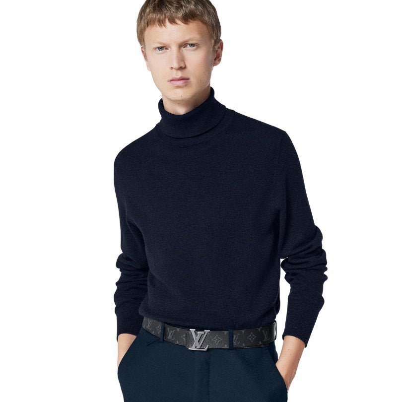 LV Initiales 40mm Belt Black - FetchStyles