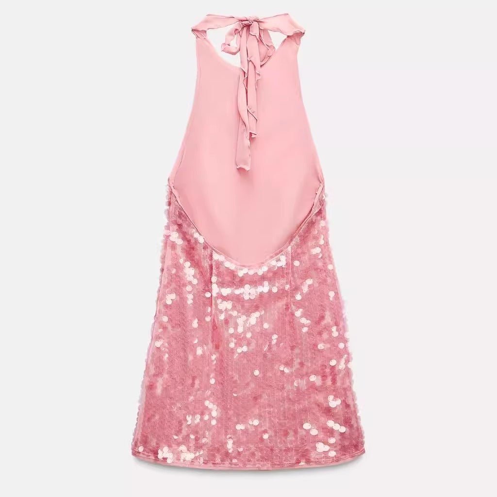 Pearl Fragment Mini Dress - FetchStyles