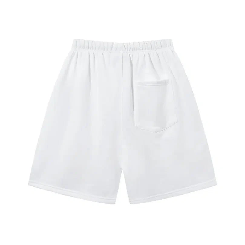 Prism White Logo Shorts