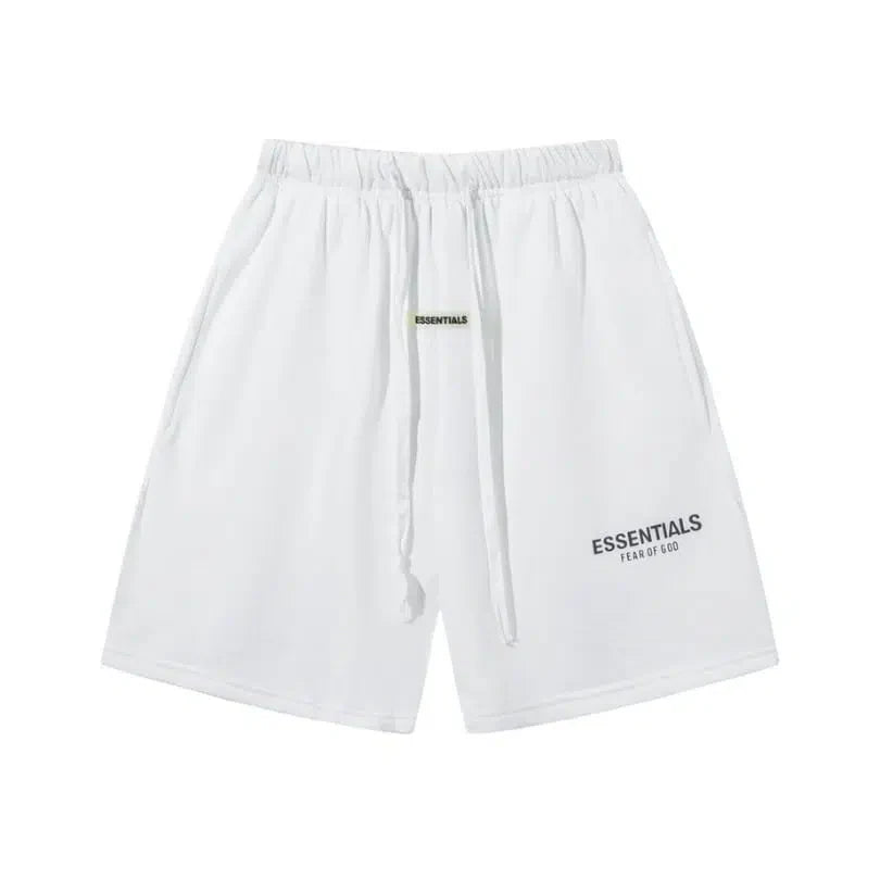 Prism White Logo Shorts