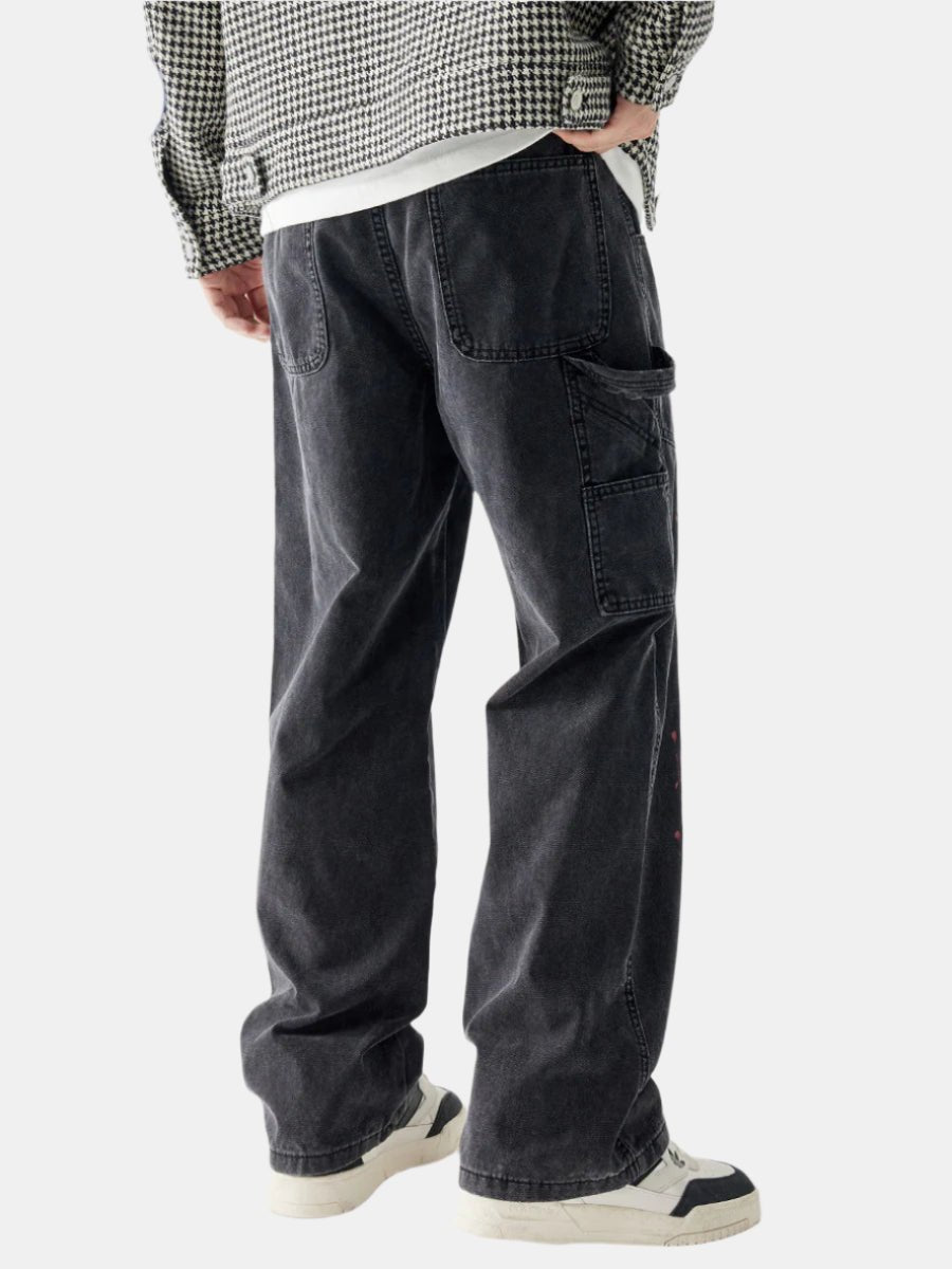 Retro Loose Fit Trousers - FetchStyles