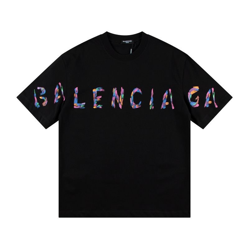 T-shirt Balenciaga Black BL157 - FetchStyles