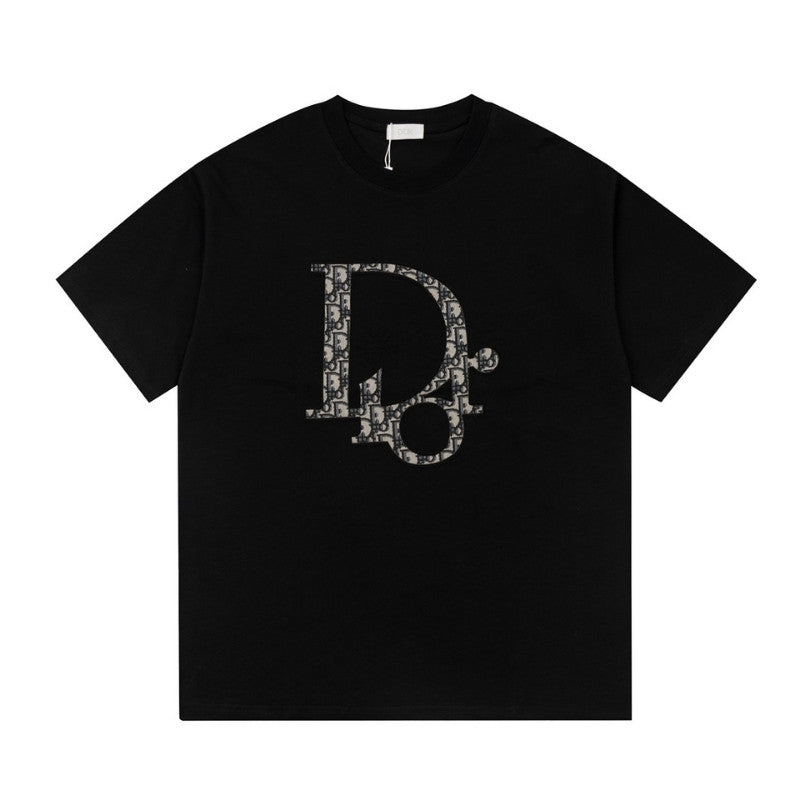 T-shirt Dior Black Monogram - FetchStyles