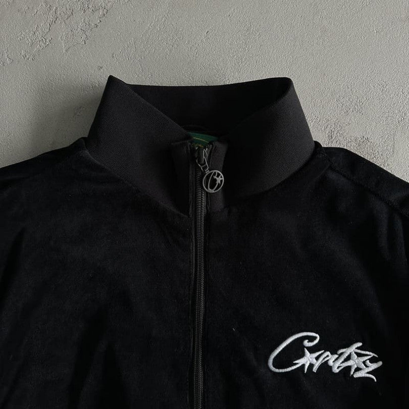 Tracksuit Corteiz Velour Black - FetchStyles