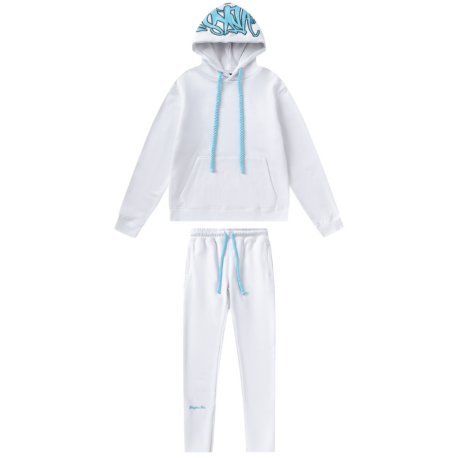 Syna White Blue Tracksuit