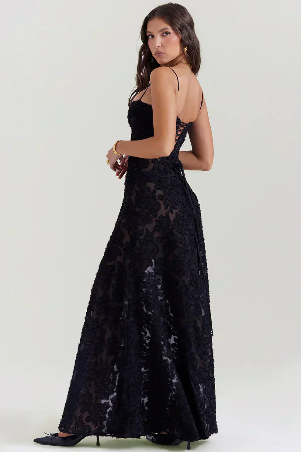 Maxikleid mit Blumenmuster