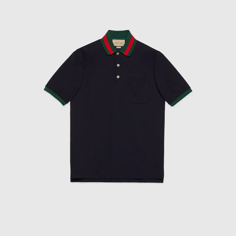 "GG" Polo Cotton