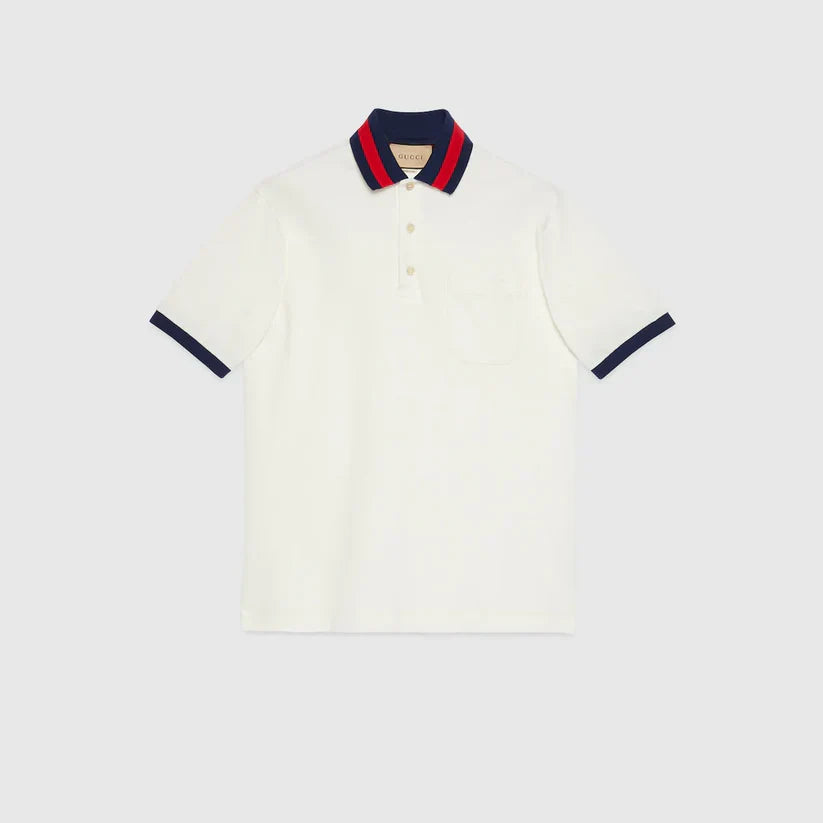 "GG" Polo Cotton