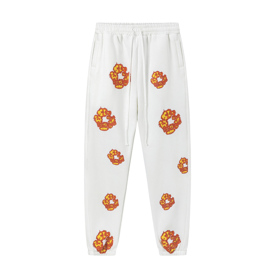 Denim Trs White Orange Tracksuitv