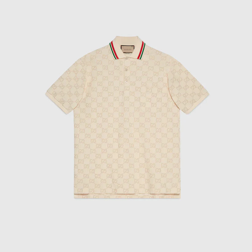 "GG" Monogram Polo Shirt