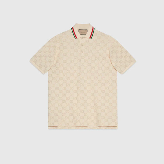 "GG" Monogram Polo Shirt