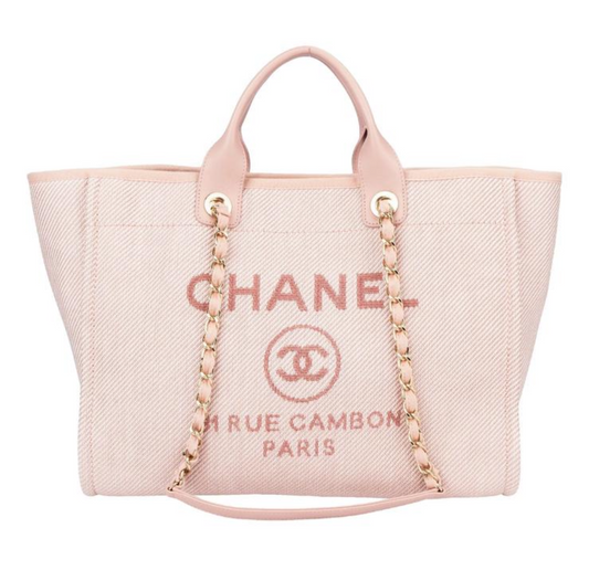 "CC" PINK TOTE BAG