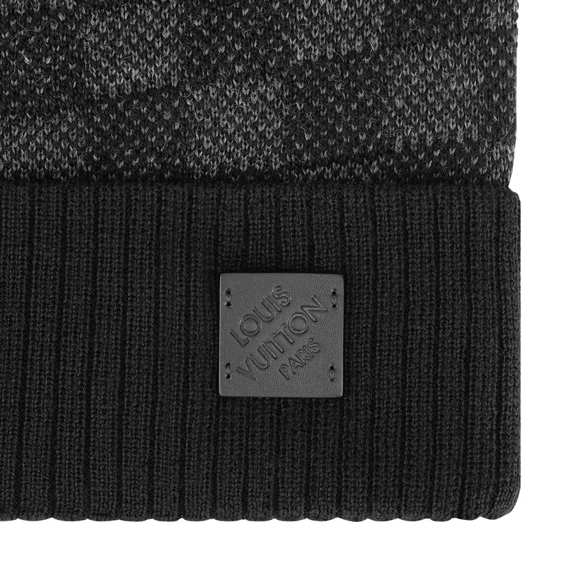 "LV" Beanie Grau