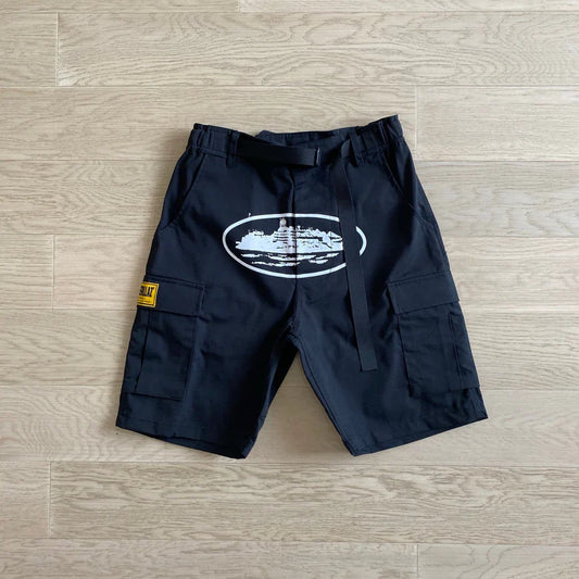 cargo shorts black