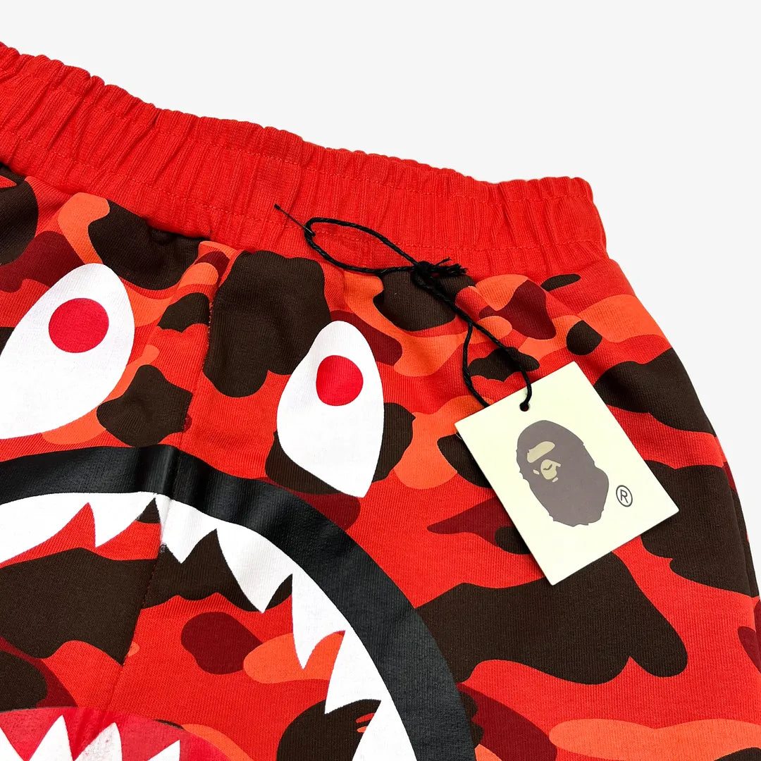 FeralCrest Camo Bite Shorts Red