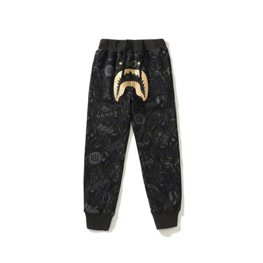 Camo Streetwear Joggers – Black Edition - FetchStyles