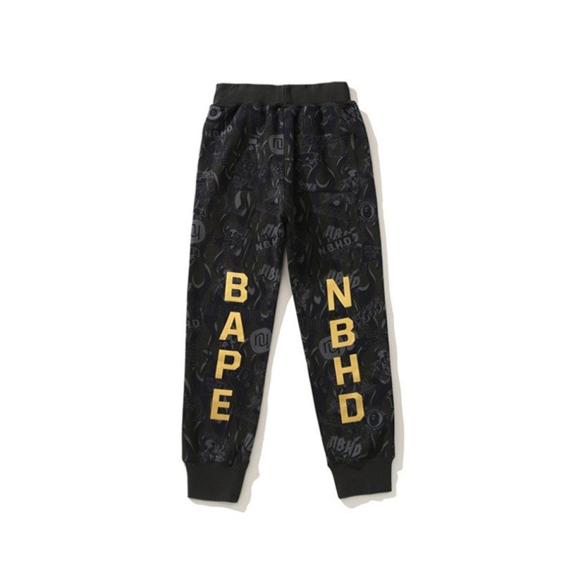 Camo Streetwear Joggers – Black Edition - FetchStyles