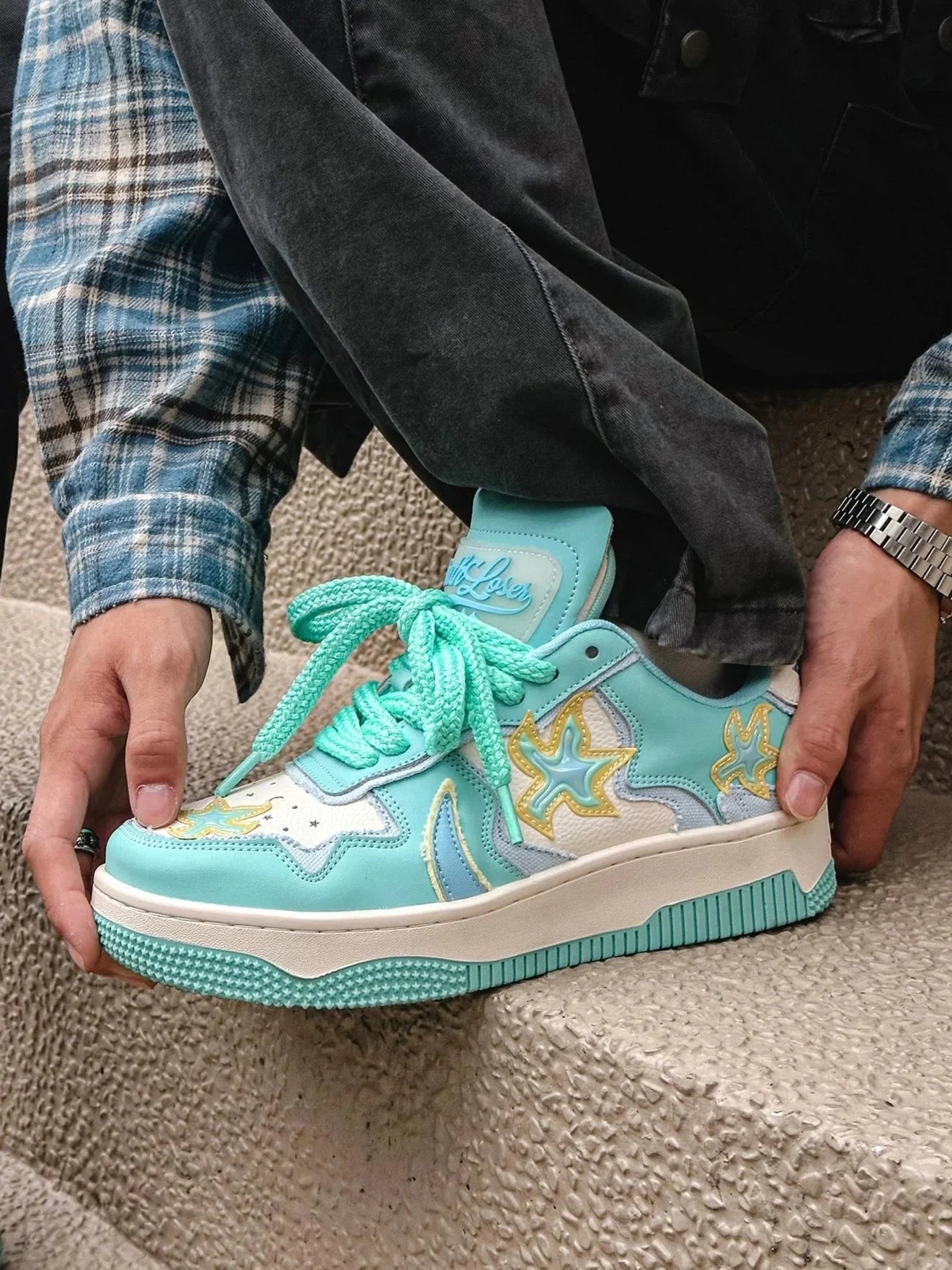 Fetch Running Stars Sneakers - FetchStyles