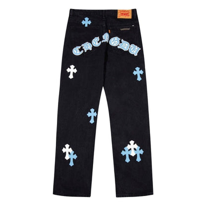 Gothic Patch Jeans - FetchStyles