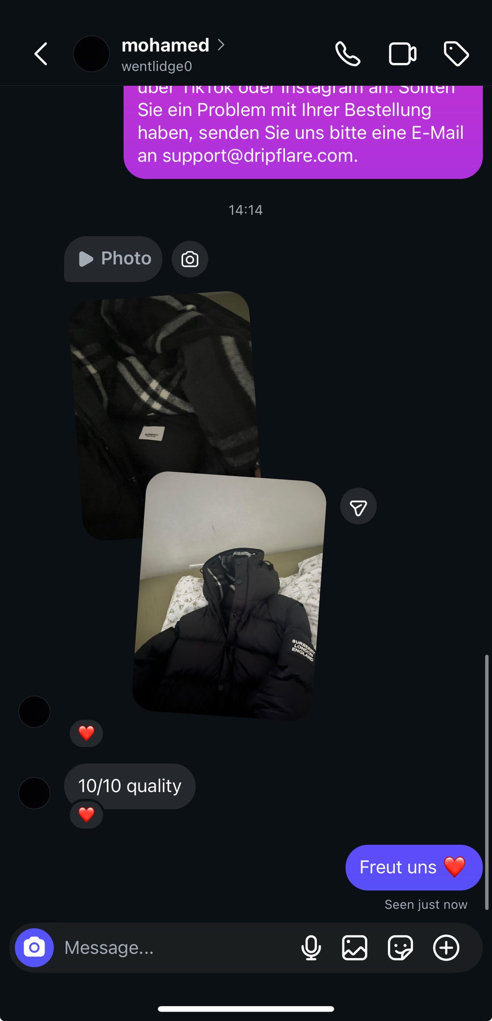 Kundenfeedback