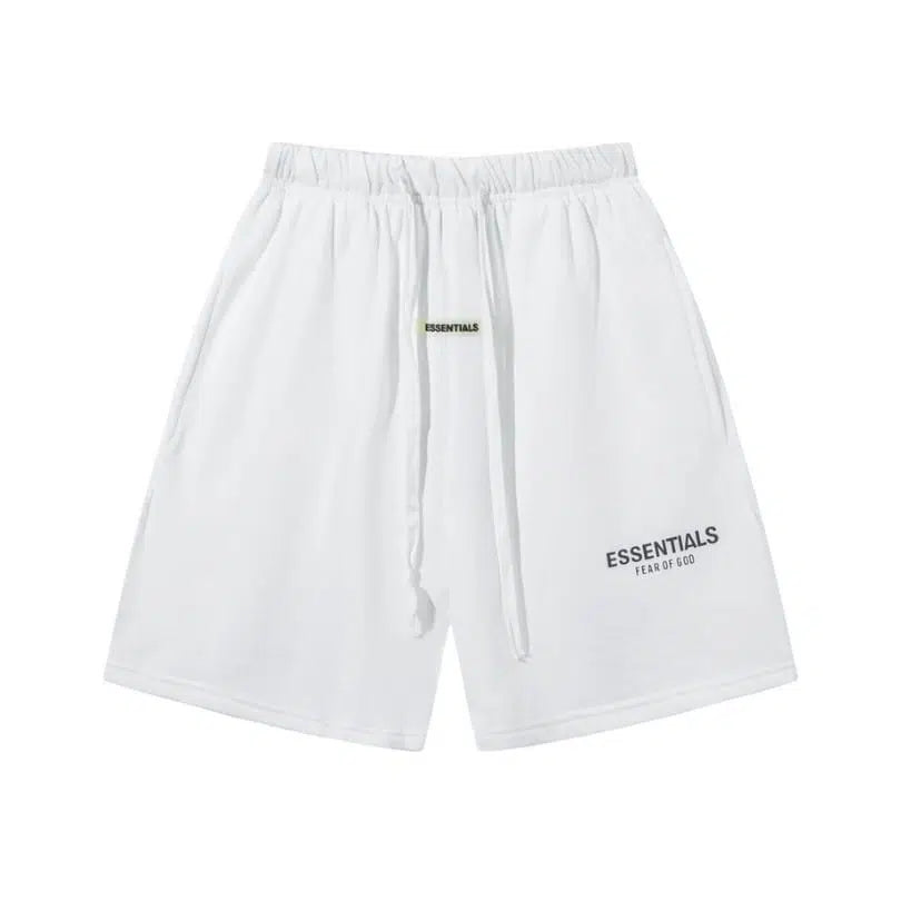 Prism White Logo Shorts