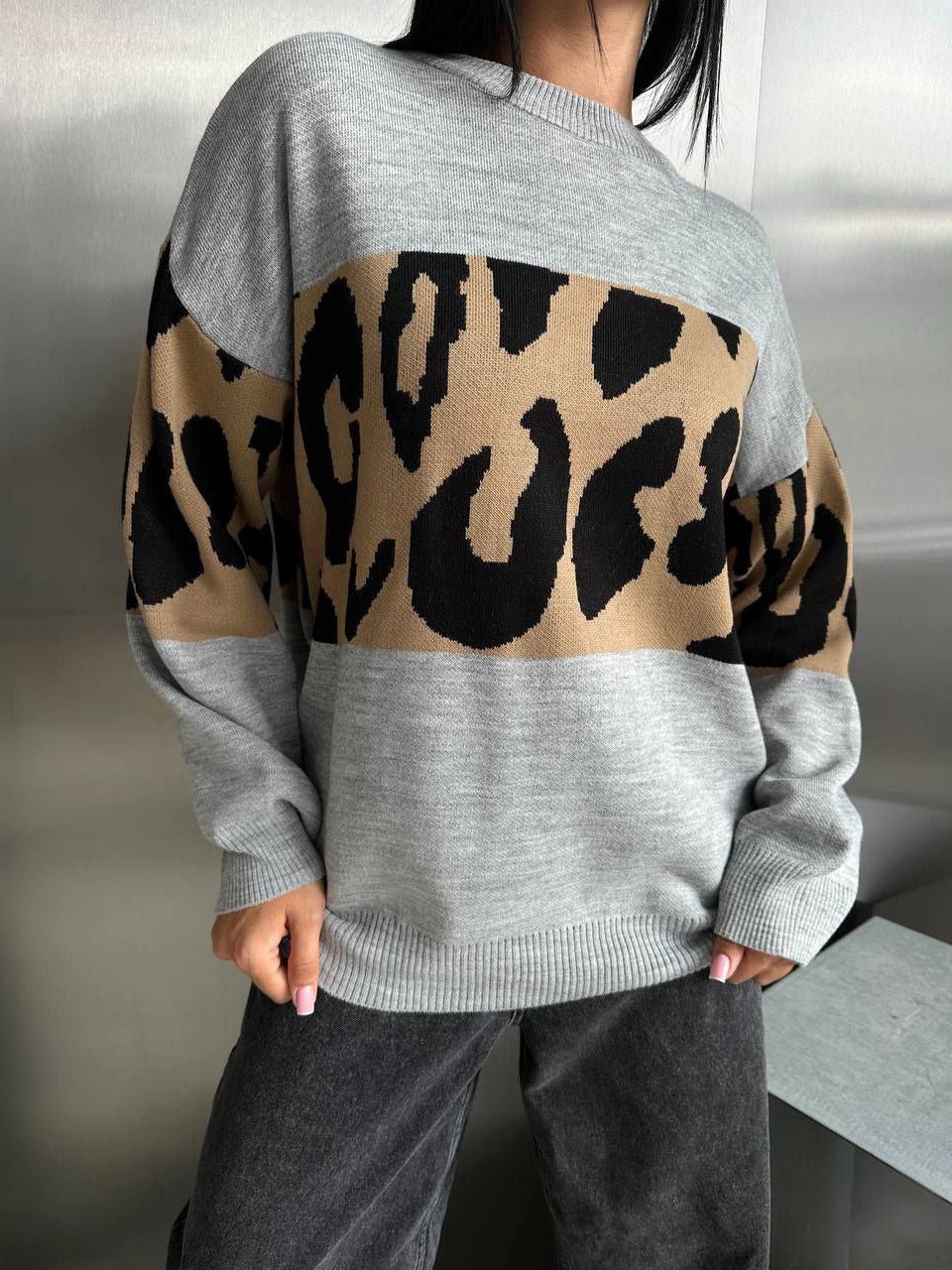 Retro - Oversize Damenpullover - FetchStyles