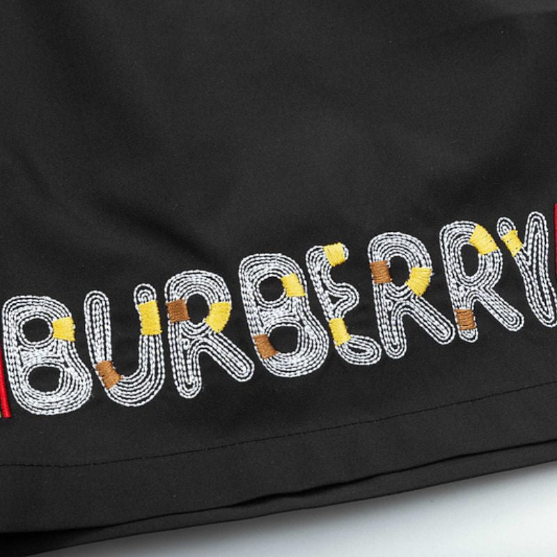 Short Burberry Black BY069 - FetchStyles