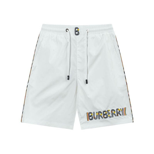 Short Burberry White BY070 - FetchStyles