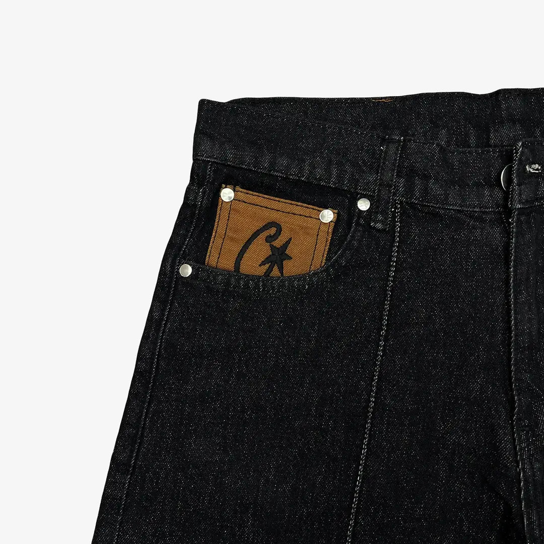 Shorts Corteiz C - Star Black - FetchStyles