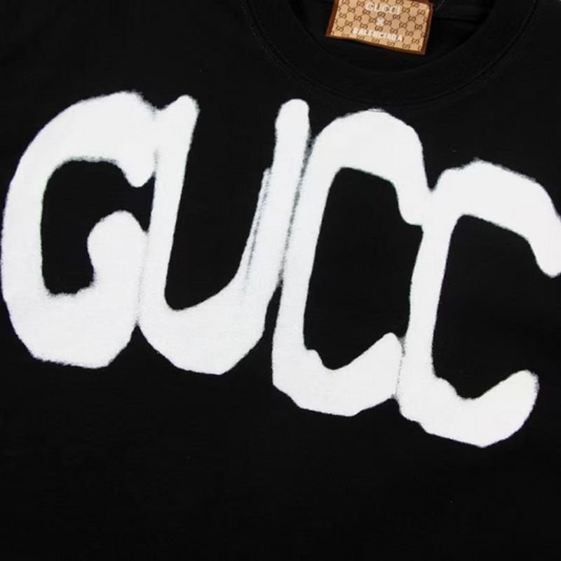 T-shirt Gucci x Balenciaga Black GC197 - FetchStyles