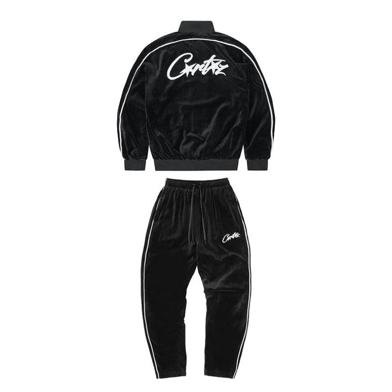 Tracksuit Corteiz Velour Black - FetchStyles